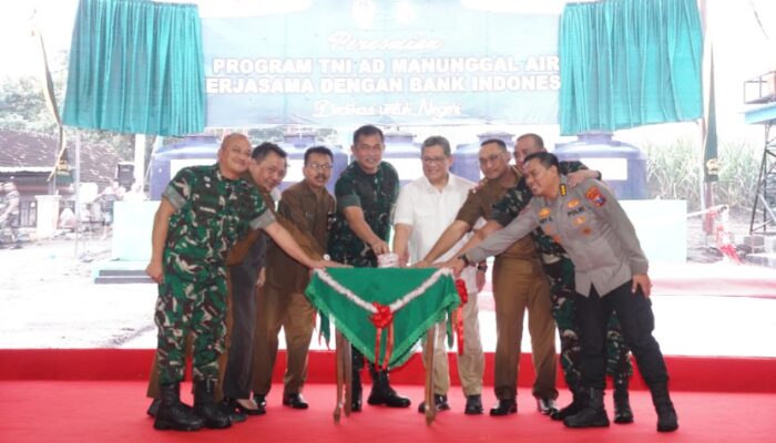 TNI AD dan Bank Indonesia Bersinergi Bangun Sumber Air Bersih untuk Masyarakat