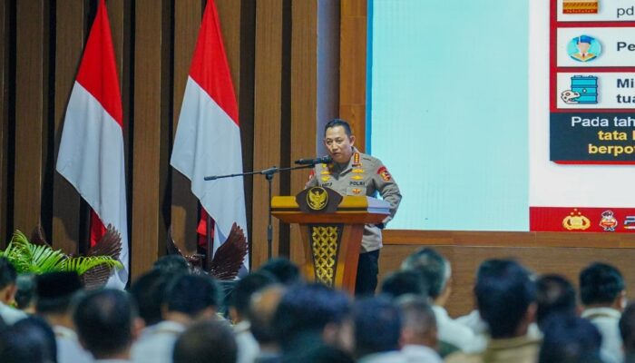 Kapolri Jendral Pol. Listyo Sigit Bicara Pencegahan Korupsi, Saat Jadi Narsum Retreat Kepala Daerah