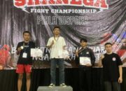 Atlet Wushu Sanda Bojonegoro Sabet 1 Emas dan 4 Perunggu di Open Skanega Fight Championship