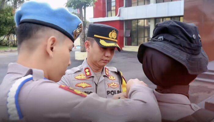 Polres Bojonegoro Gelar Upacara Pembinaan Tradisi dan Pembaretan Bintara Remaja Tahun 2025