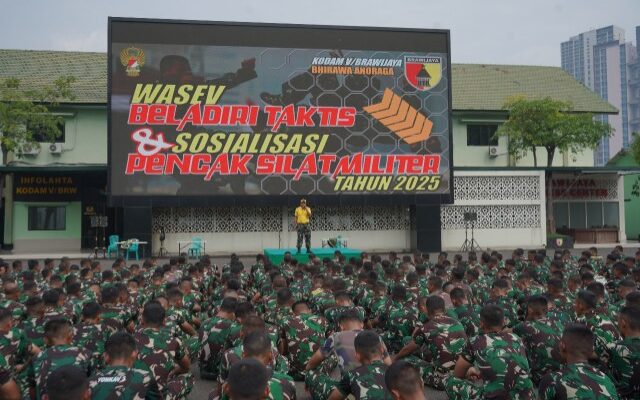 Materi Berharga: Bela Diri Taktis untuk Prajurit Kodam V/Brawijaya