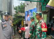 Koramil 0830-19/Karangpilang Distribusikan Bantuan Makanan untuk Warga Terdampak Banjir