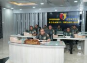 Pangdam V/Brawijaya Ikuti Rapat Daring Bahas Transformasi TNI AD untuk Masa Depan