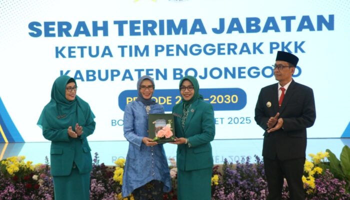 Serah Terima Jabatan Ketua TP PKK, Ini Pesan Cantika Wahono!! 