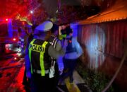 Polres dan Damkarmat Cepat Tanggapi Laporan Warga Adanya Kebakaran Gudang