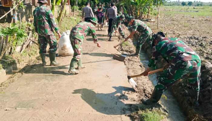 Pasca Banjir Bandang, Ratusan Babinsa Kodim Bojonegoro kembali Dikerahkan