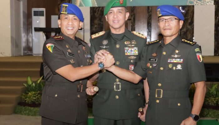 Dua Perwira Menengah TNI-AD di Lingkungan Kodam Brawijaya Berganti