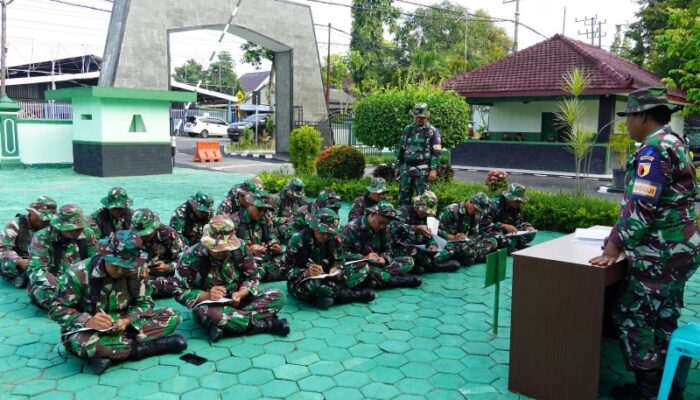 Kodim Bojonegoro gelar UTP Jabatan Teritorial, Guna Cek Kemampuan Prajurit