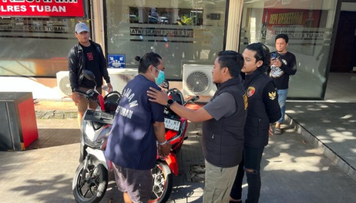 Polres Tuban Tangkap Pelaku Pencurian Sepeda Motor
