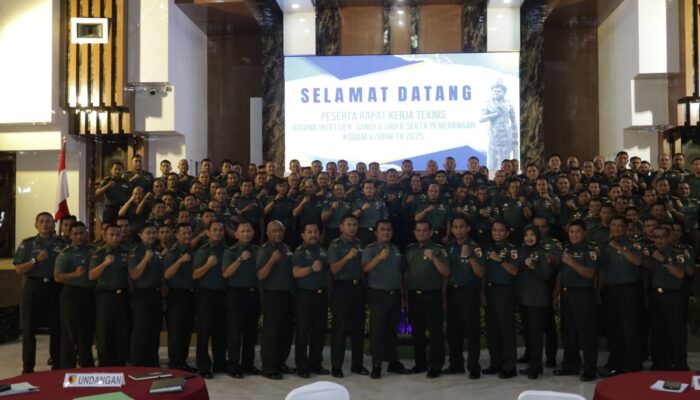 Kodam V/Brawijaya Gelar Rakernis Intelijen 2025 Fokus pada Sinergi dan Teknologi