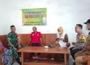 Polsek Sumberrejo Dampingi Tim Kesehatan Lakukan Pemeriksaan Kesehatan Warga