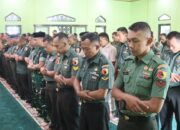 Kodim Bojonegoro Sholat Gaib untuk 3 Personel Polda Lampung yang Meninggal Dunia
