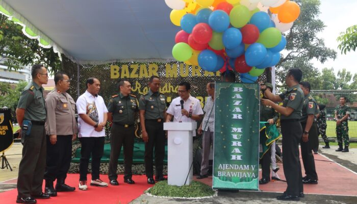 Jelang Lebaran, Ajendam V/Brawijaya Gelar Bazar Murah