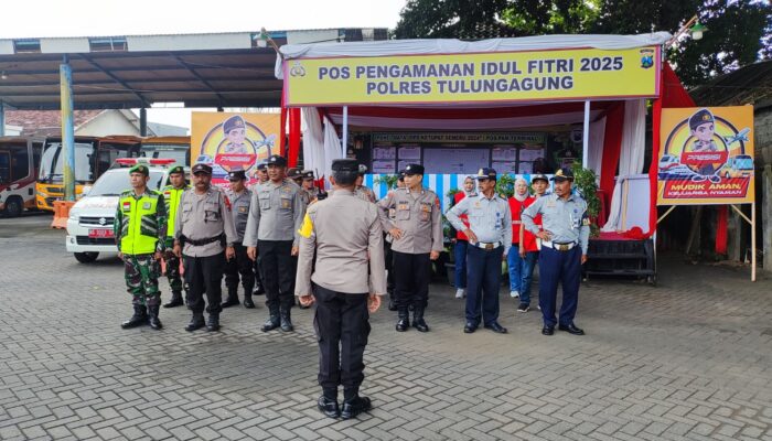 Ops. Ketupat Semeru 2025: TNI-Polri Bersinergi Amankan Terminal Gayatri Tulungagung