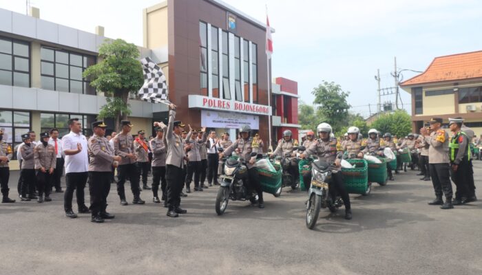 Jelang Idul Fitri, Polres Bojonegoro Salurkan 1.104 Paket Zakat Fitrah