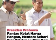 Presiden Prabowo Pantau Ketat Harga Pangan