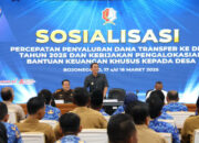 Sosialisasi BKK Desa 2025, Bupati Wahono: Kepala Desa Harus Amanah Dalam Jalankan Tugas