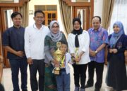 Bupati dan Wakil Bupati Bojonegoro Beri Apresiasi Parama Hansa Abhipraya, Bocah 7 Tahun yang Berprestasi di Ajang Internasional