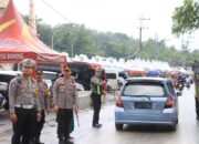 Pastikan Perjalanan Pemudik Aman, Kapolres Bojonegoro Tinjau Arus Balik