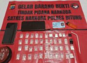Tim Satnarkoba Polres Bitung, Amankan 44 Paket Sabu -Sabu, Dan 3 Tersangka, 1 Diantaranya Narapidana Lapas Kelas llB Bitung.