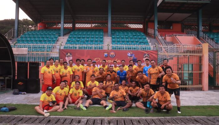 Soccer Fun Game, Polres Bojonegoro Fc Bantai Jurnalis Fc di Stadion H. Letjen Soedirman