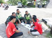 Sisi Humanis Prajurit TNI Warnai Peringatan Hari Buruh di Madiun