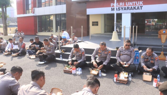 Solid, Kapolres Bojonegoro Gelar Sarapan Pagi Bersama Anggota