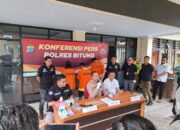 Hasil Konferensi Pers Polres Bitung, Tiga Pengedar Satu Diantaranya Wanita, Babu 44 Paket Shabu Di Amankan.