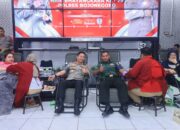Sambut Hari Bhayangkara ke-79, Polres Bojonegoro Gelar Baksos Donor Darah