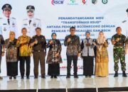 Dandim Bojonegoro Letkol Czi Arief Rochman Hakim, hadiri Acara Penandatanganan MoU Transformasi RSUD