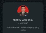 Waspada! Akun WhatsApp Palsu Mengatasnamakan Kapolsek Trucuk, Masyarakat Bojonegoro Diminta Berhati-hati