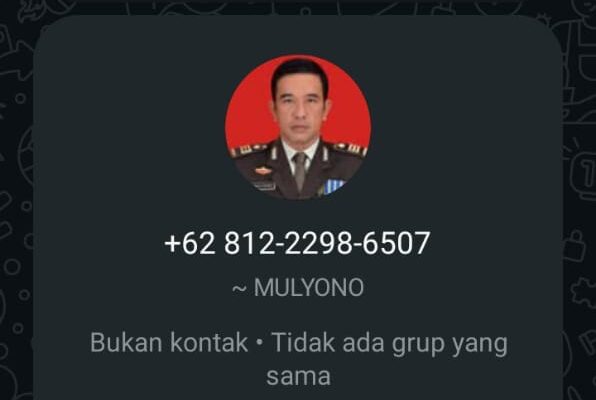 Waspada! Akun WhatsApp Palsu Mengatasnamakan Kapolsek Trucuk, Masyarakat Bojonegoro Diminta Berhati-hati