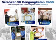 Pemkab Bojonegoro Jadi Salah Satu dari 5 Instansi Pemerintah yang Pecahkan Rekor Penyerahan SK CASN 2024