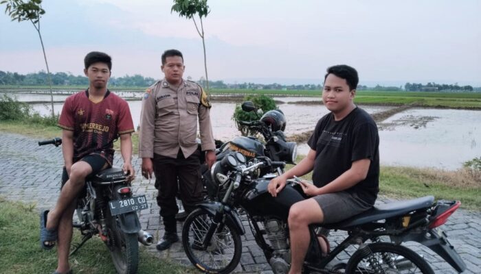 Bripka Ahmadin Himbau Pemuda Stop Gunakan Knalpot Brong