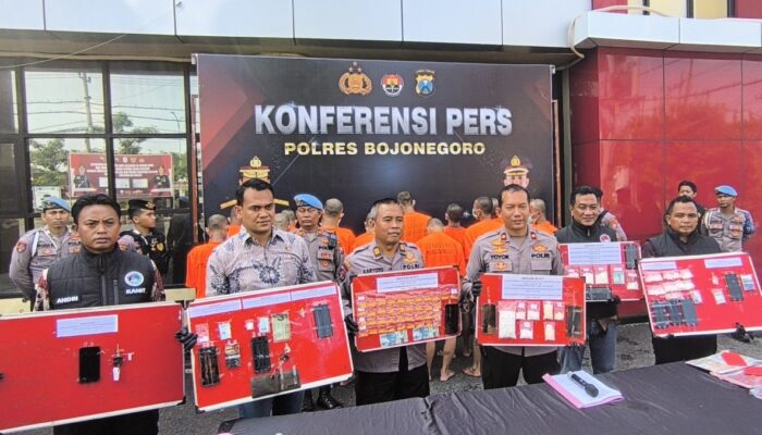 Bojonegoro Bebas Narkoba? Polres Bojonegoro Tangkap 17 Tersangka Penyalahgunaan Obat Terlarang
