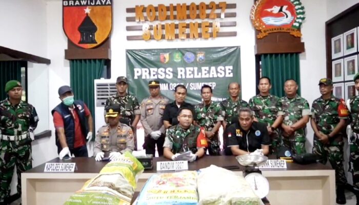 Letkol Yoyok Wahyudi, Dandim Sumenep, Beberkan Kronologis Penemuan Sabu-Sabu 35 Kg