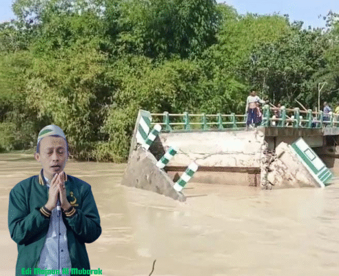 Jembatan Ambrol di Bojonegoro, Pengasuh Ponpes Al-Hasani Harap Pemerintah Segera Bertindak