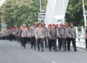 133 Personel Sat Reskrim dan Sat Resnarkoba Polres Bojonegoro Jalani Tradisi Pembaretan