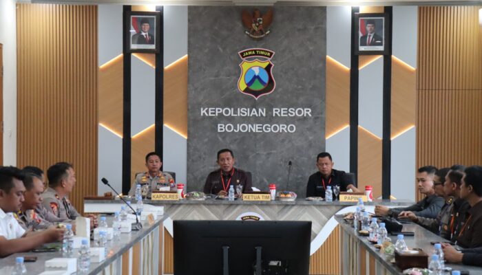 Polres Bojonegoro Terima Kunjungan Kerja Peserta KKP Sespimmen Polri Dikreg ke-65