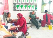 Koramil Kepohbaru Bojonegoro Gelar Bakti Sosial Donor Darah