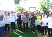 Kasdam Brawijaya Ikuti Panen Raya Jagung Serentak Kuartal 2 di Ngawi