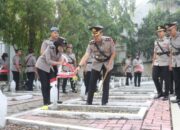 Polres Bojonegoro Gelar Ziarah ke Taman Makam Pahlawan, Peringati Hari Bhayangkara ke-79