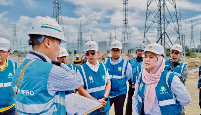 Aksi Listrik untuk Rakyat, EVP MKJ PT PLN (Persero) dan GM PT PLN (Persero) UIP JBTB Tinjau Pembangunan GITET 500 Kv Bangil dan Transmisi