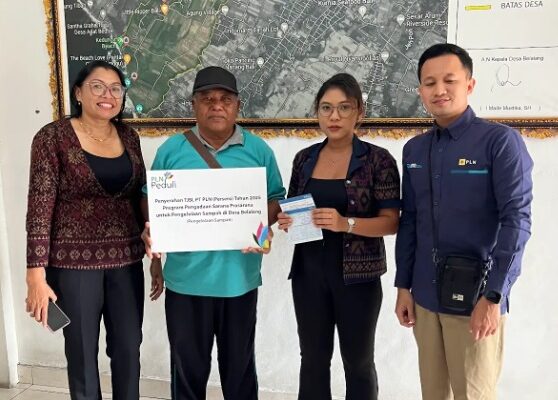 Aksi Nyata Listrik untuk Rakyat, PLN UIP JBTB Berkolaborasi dengan Pemerintah Desa Belalang, Bali dalam Pengelolaan Sampah
