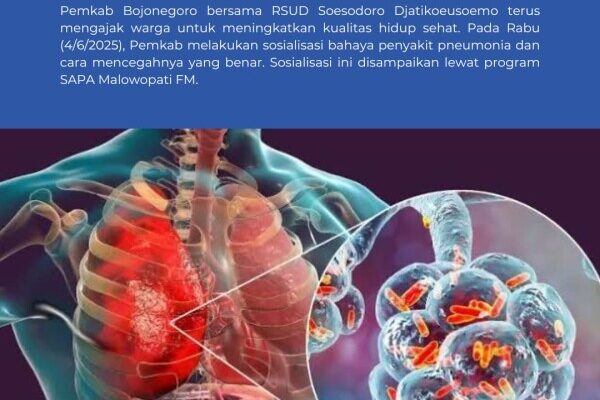 Musim Pancaroba, Pemkab Bojonegoro Sosialisasi Bahaya Penyakit Pneumonia