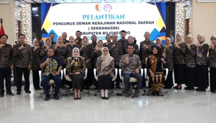 Dekranasda Bojonegoro 2025-2030 Dilantik, Bupati Wahono Harapkan Kontribusi untuk Ekonomi Lokal
