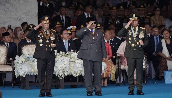 Panglima TNI Hadiri Peringatan Hari Bhayangkara ke-79 di Silang Monas