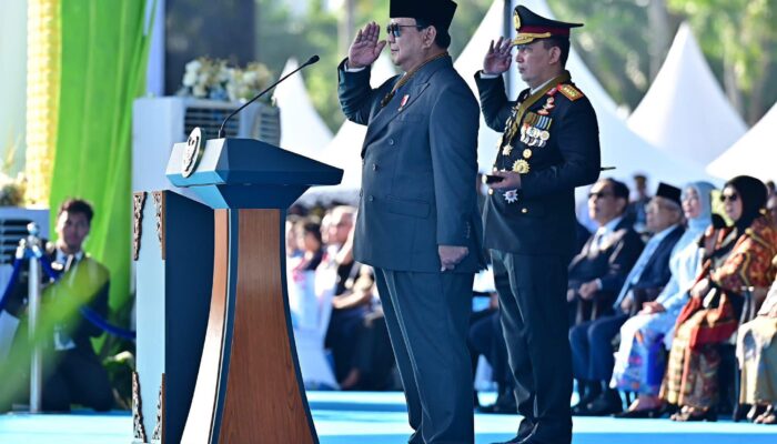 Presiden Prabowo Subianto Jadi Inspektur Upacara Hari Bhayangkara ke-79