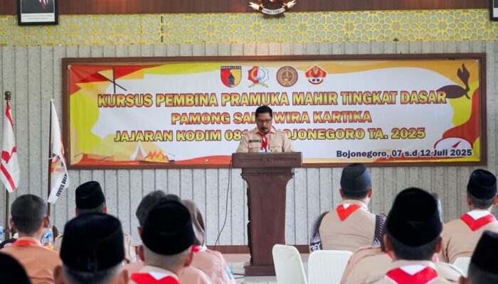 Kodim Bojonegoro Gelar KMD Pamong Saka Wira Kartika
