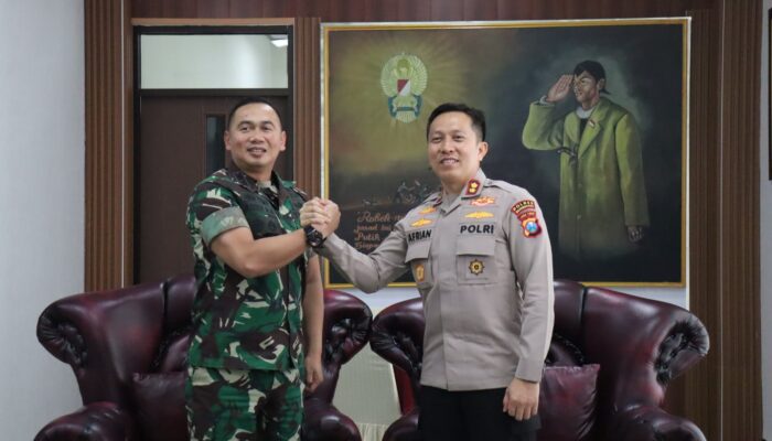 Pererat Silaturahmi Kapolres Bojonegoro Kunjungi Makodim 0813